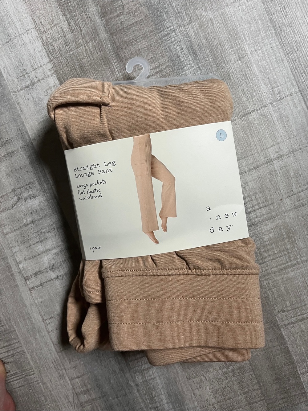 a new day Straight-Leg Lounge Pants - Tan